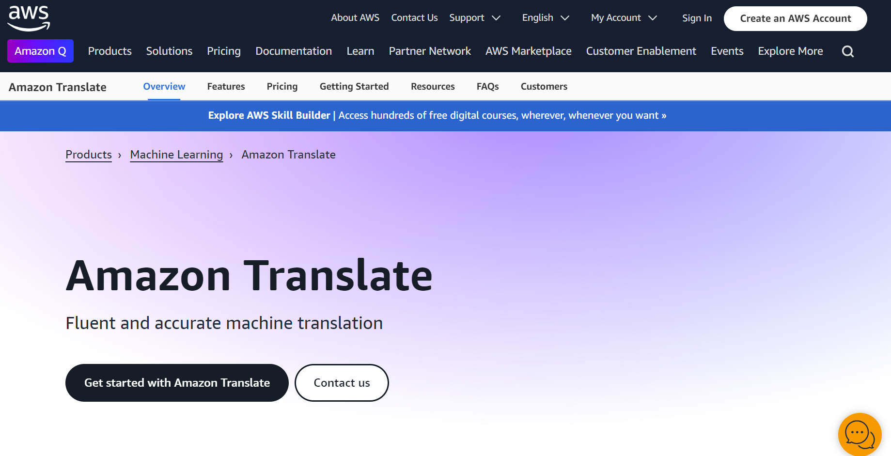 Amazon Translate image